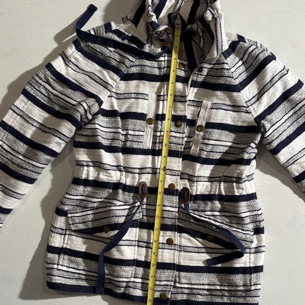 LOFT Striped Navy and White Jacket - Picture 7 of 8